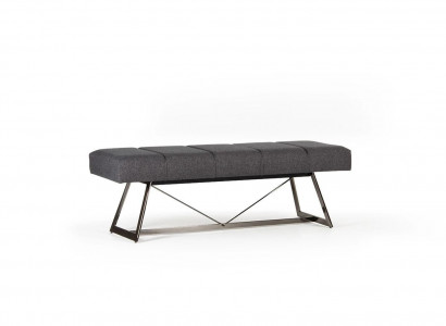 Designer bench upholstery bank modern stool seating furniture couches fabric new furniture